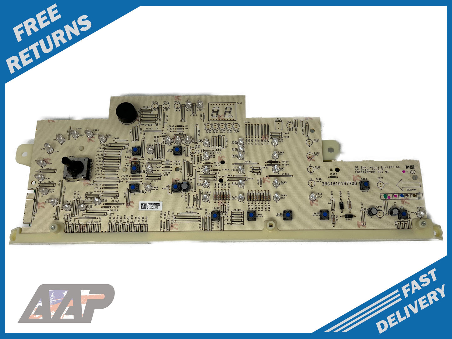 GE Dryer Control Board 234D1504G001