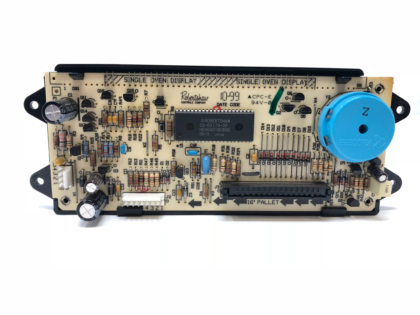 Maytag Jenn-Air Stove Control Board 7601P569-60 - Front View