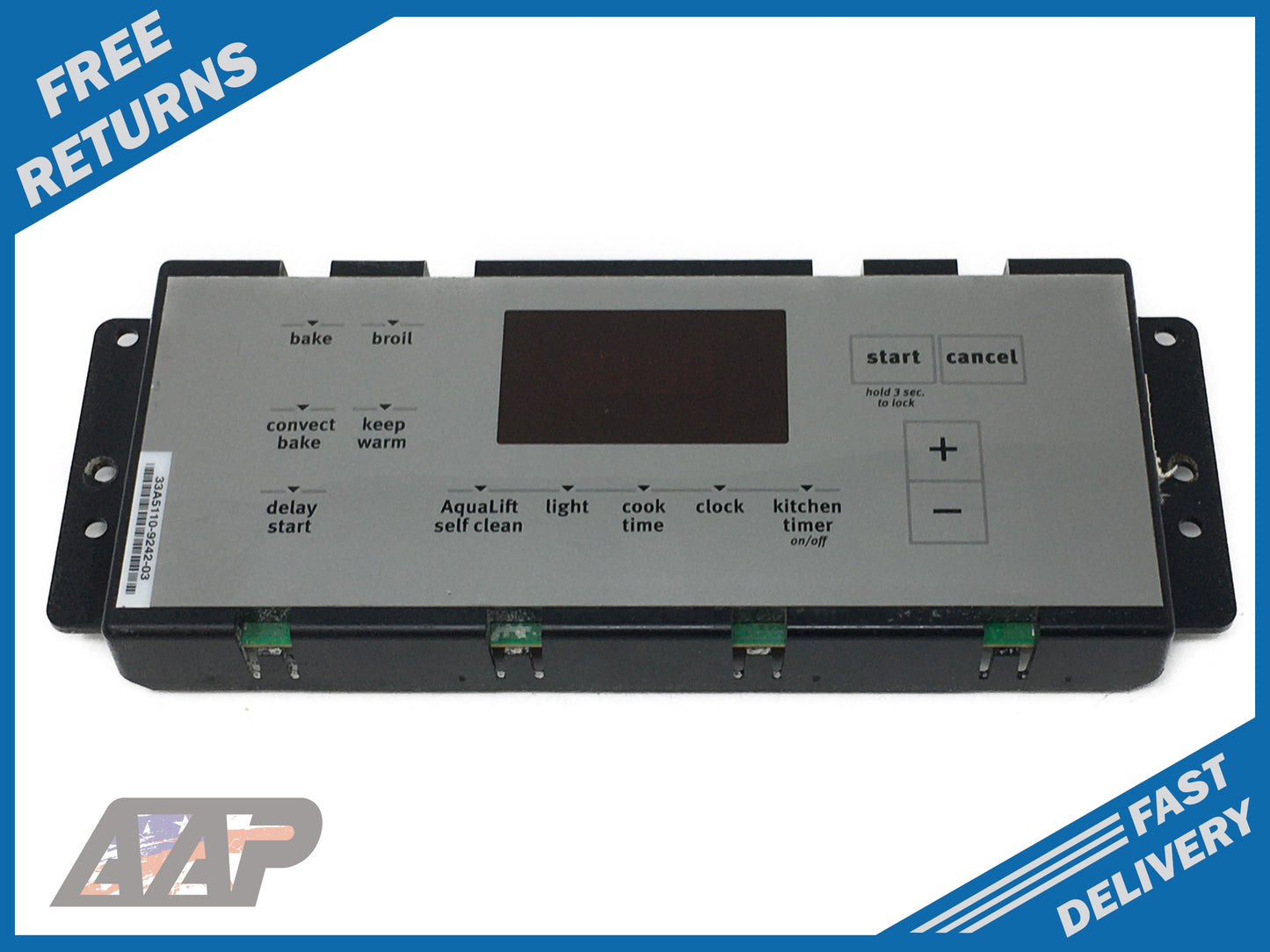 W10655845 AAP Grey Stove Range Control Board *LIFETIME Guarantee*