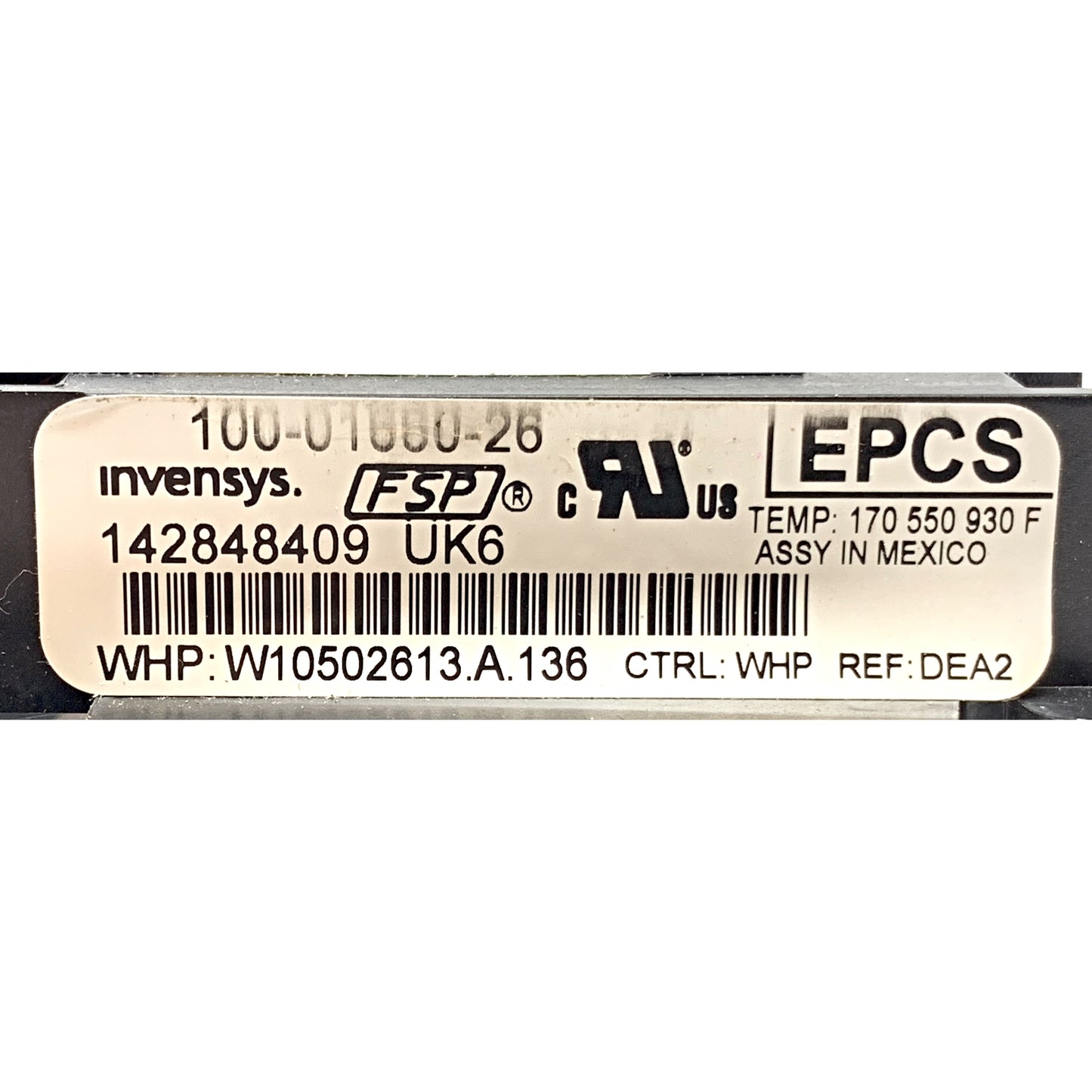 Genuine OEM Whirlpool Control Board W10502613🔥 2 Year Warranty 🔥 Fast Shipping 🔥