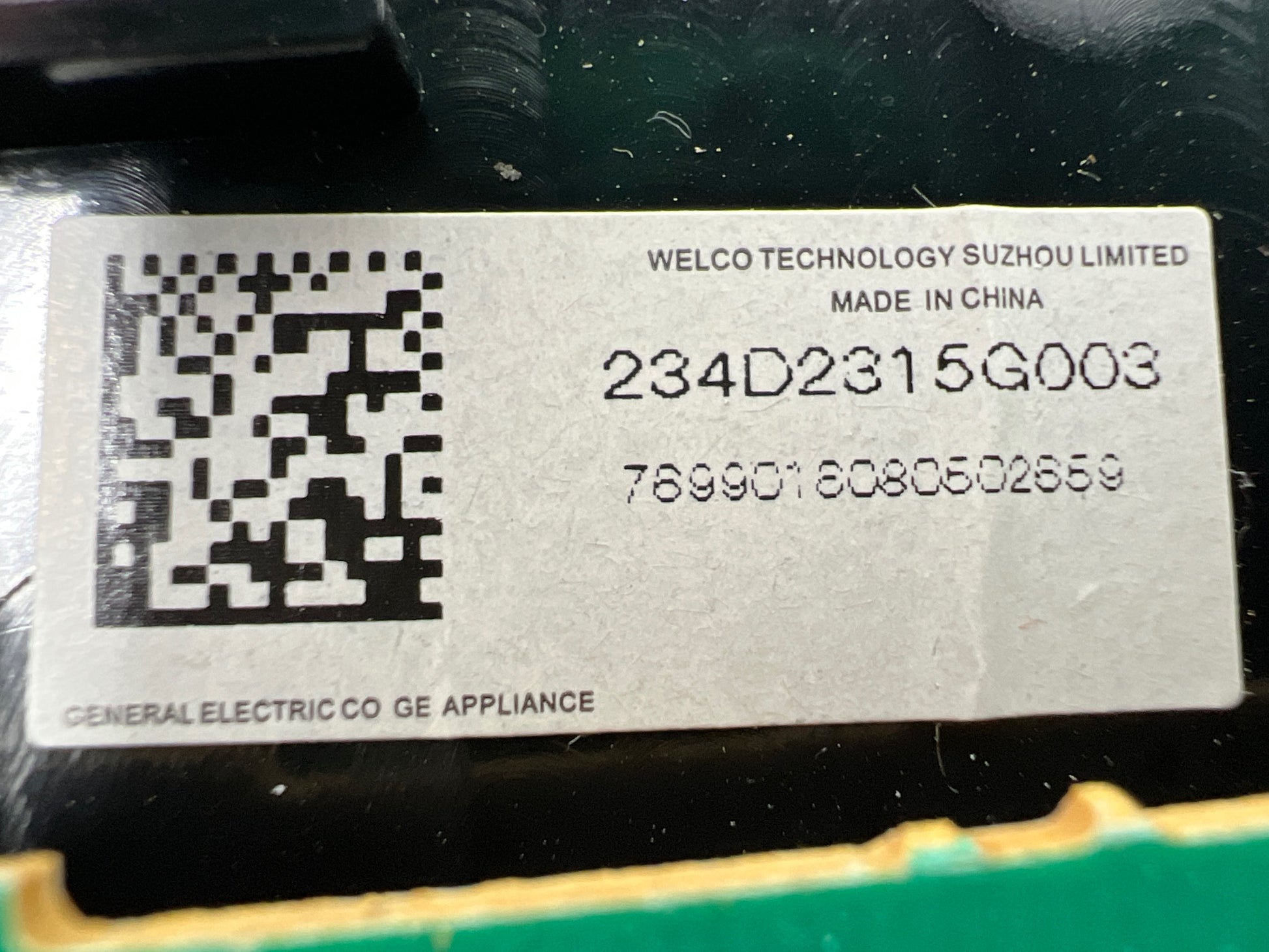 GE Dryer Control Board 234D2164G003 - Detail View