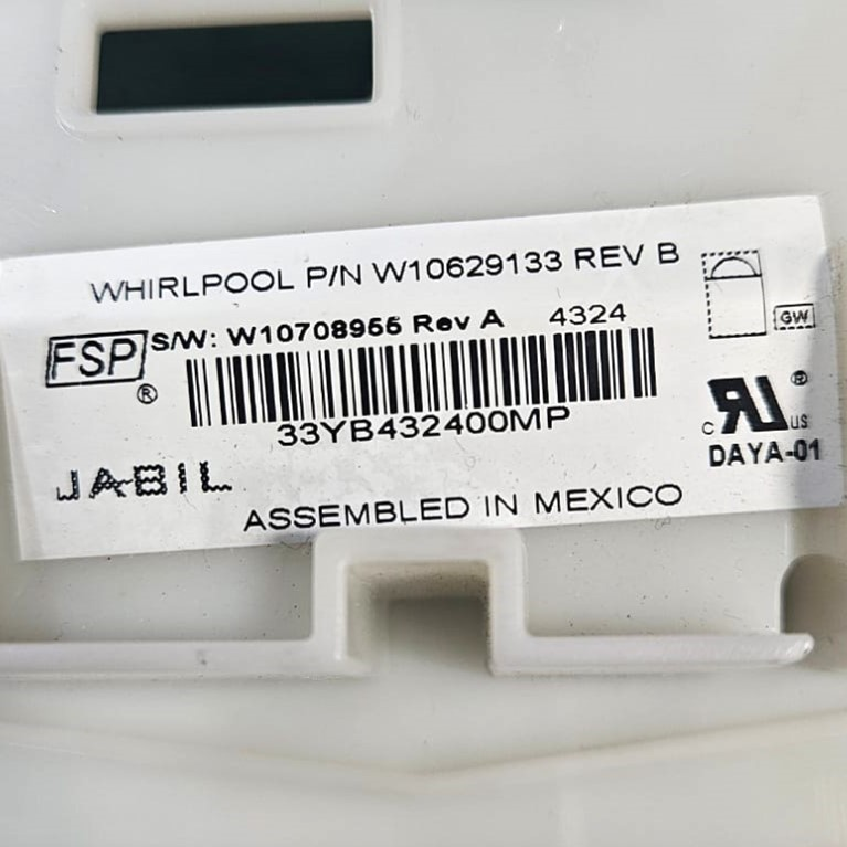 Genuine OEM Whirlpool Control Board W10629133🔥 2 Year Warranty 🔥 Fast Shipping 🔥