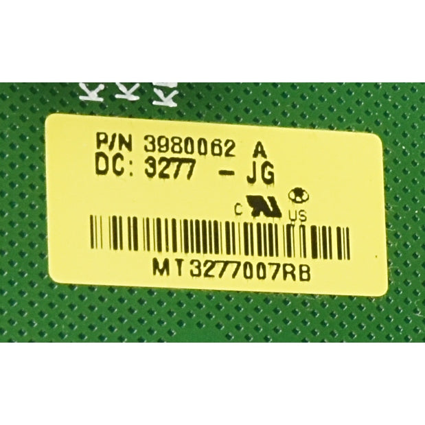 OEM 3980062  Dryer Main Control 1 Year Warranty  Fast Shipping