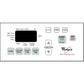 NEW! Stove Overlay Display Face Works With 8524303 6610397 WP6610457 Oven Control ⚡️2 Year Warranty⚡️Fast Shipping⚡️