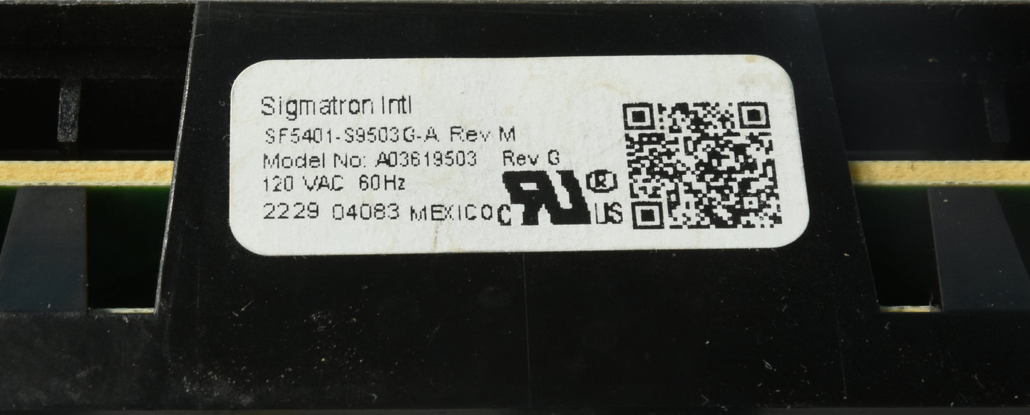 Frigidaire Stove Control Board A03619503 - Side View