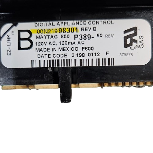 Original 00N21998301 Whirlpool Control ⚡️2 Year Warranty⚡️Fast Shipping⚡️