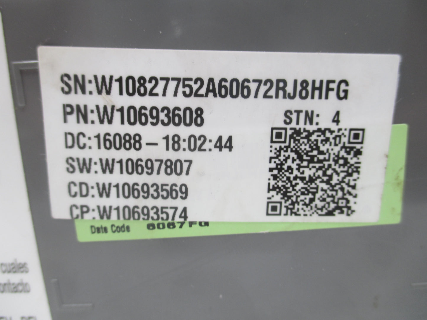 Genuine OEM LG Control Board W10693608🔥 2 Year Warranty 🔥 Fast Shipping 🔥