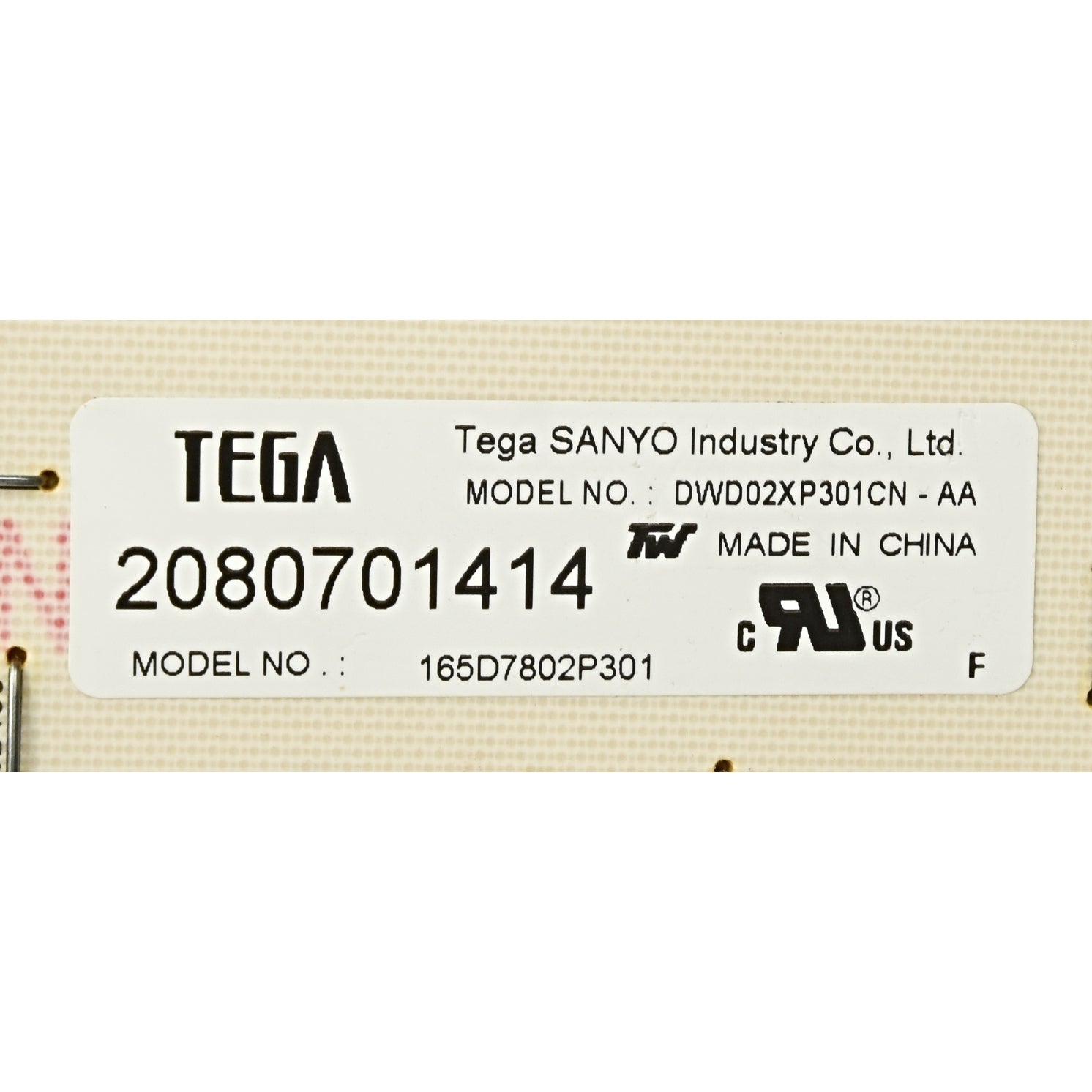 GE 165D7802P301 - Packaging
