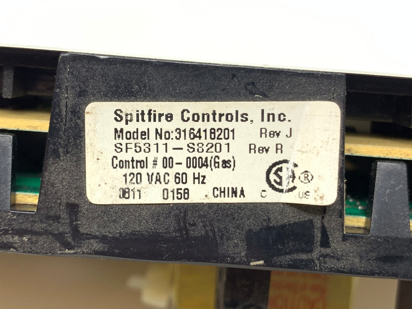 316418201 White Frigidaire GAS Stove Control *LIFETIME Guarantee*