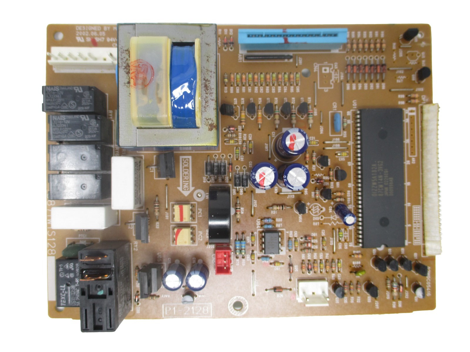 LG Microwave Control Board 6871W1S128A - Front View