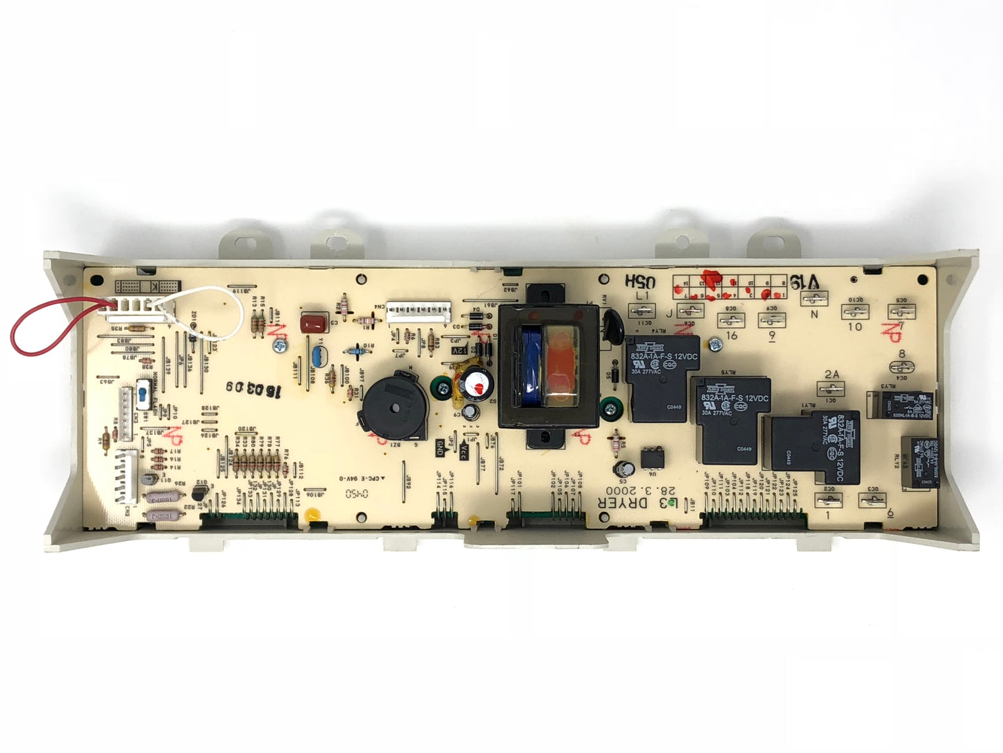 GE Dryer Control Board 572D660G07 - Front View