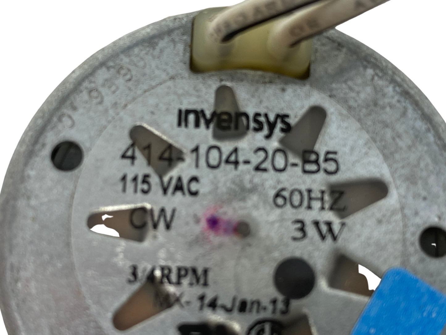 Invensys Dryer Timer W10199588 - Side View