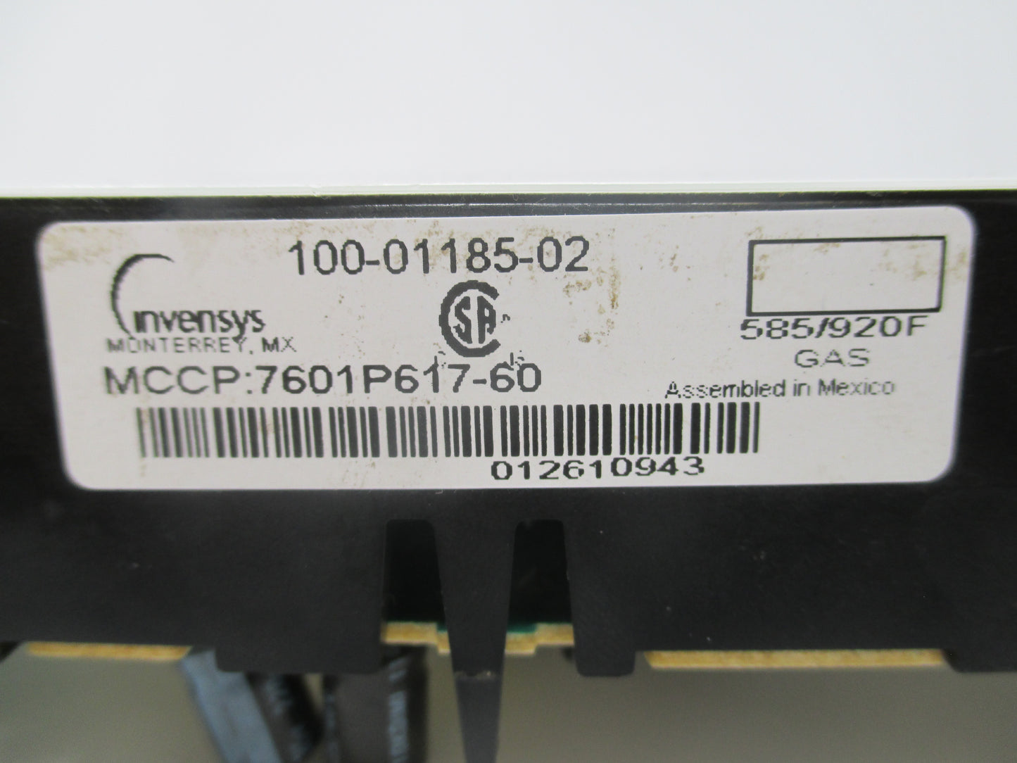 Maytag Amana Stove Control Board 7601P617-60 - Side View