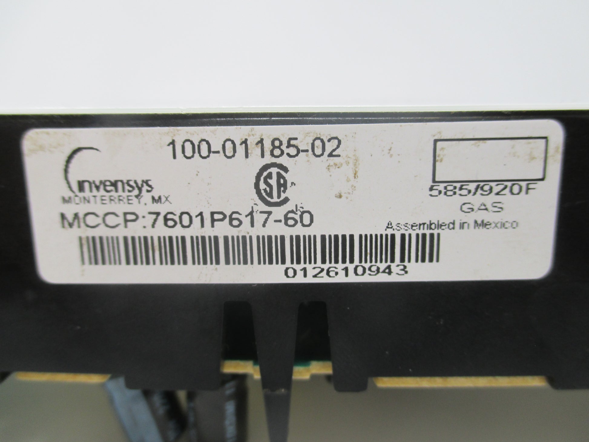 Maytag Amana Stove Control Board 7601P617-60 - Side View
