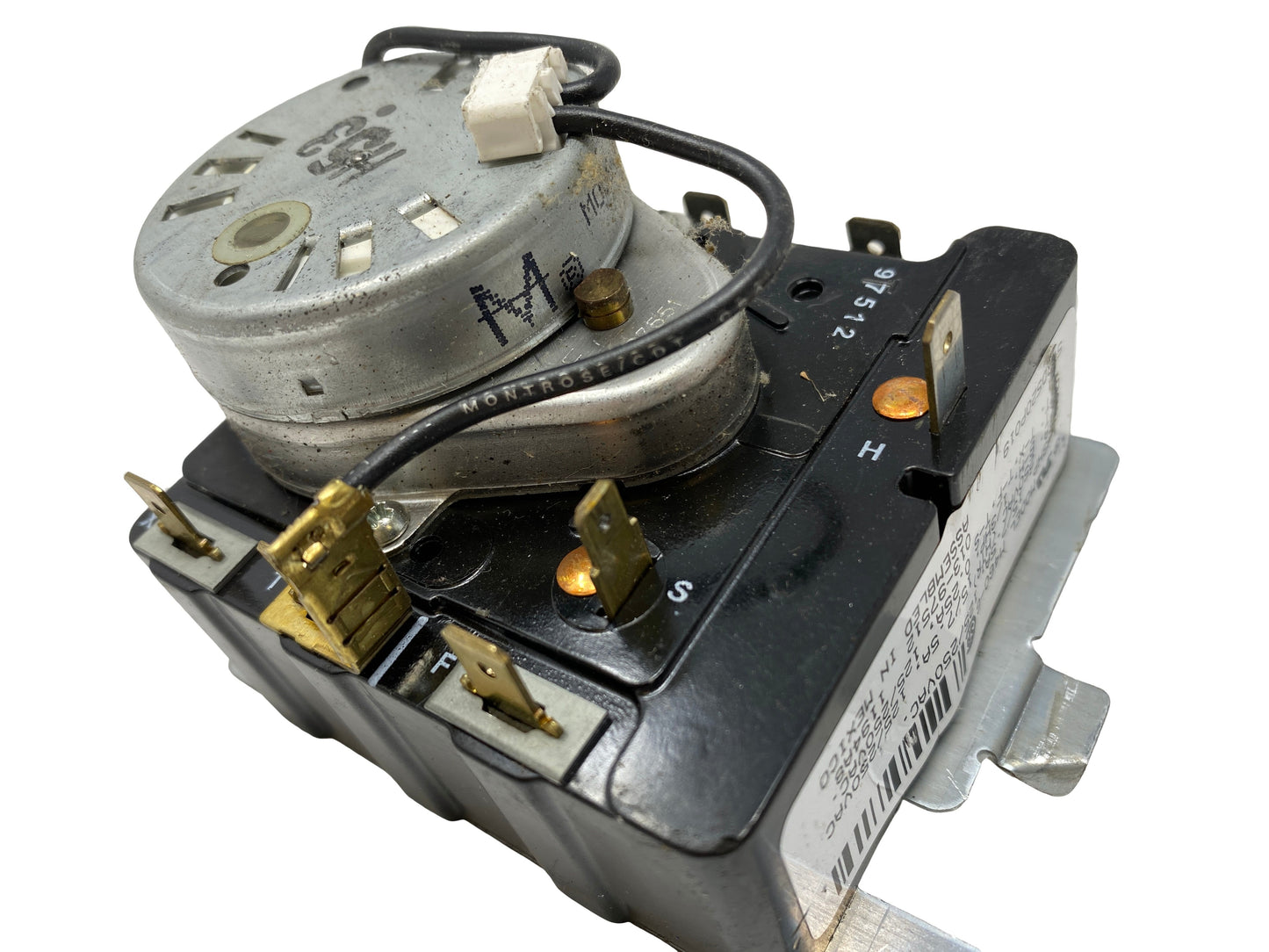 GE Dryer Timer 572D520P019 - Front View