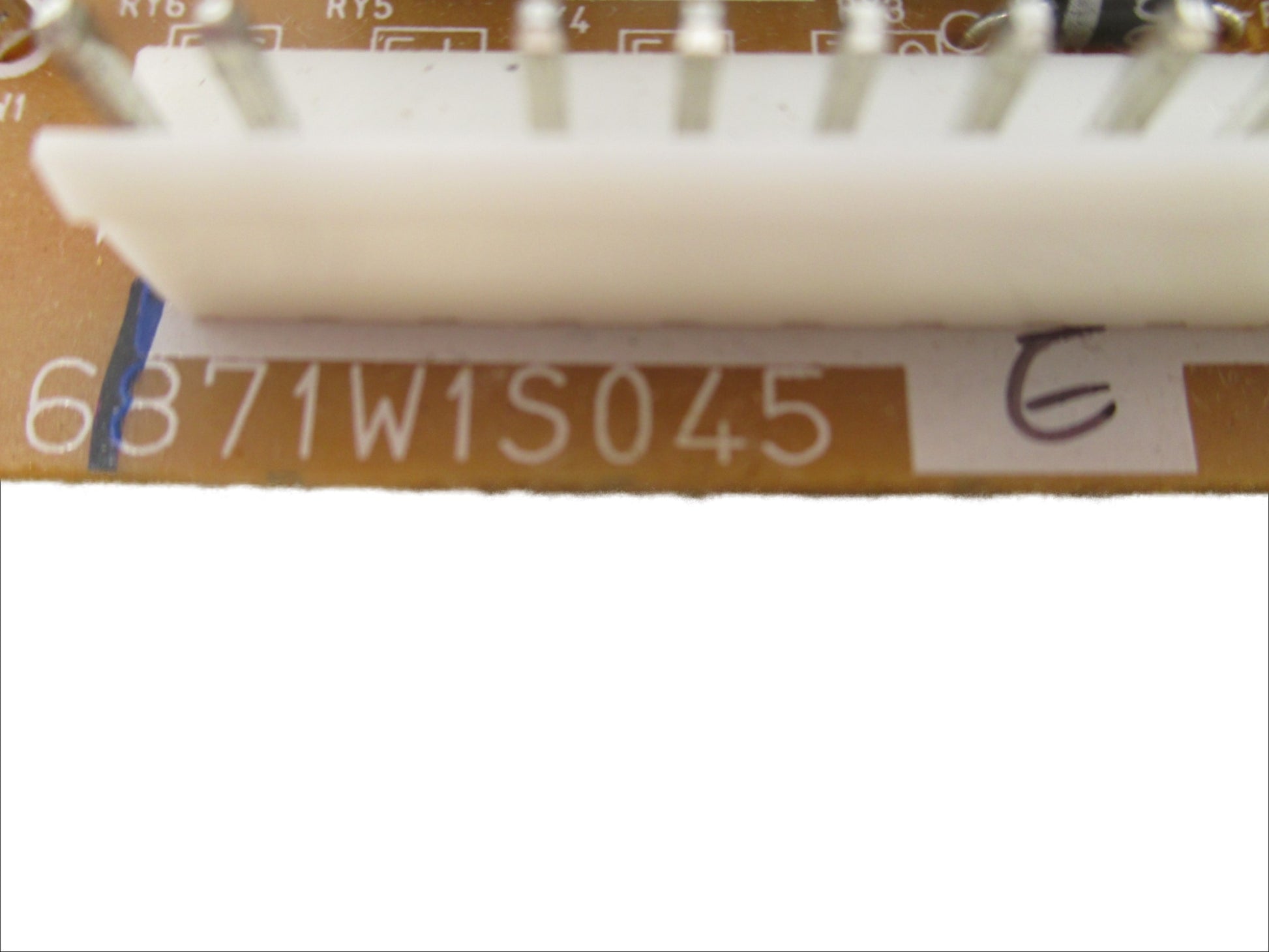 LG Microwave Control Board 6871W1S045E - Side View