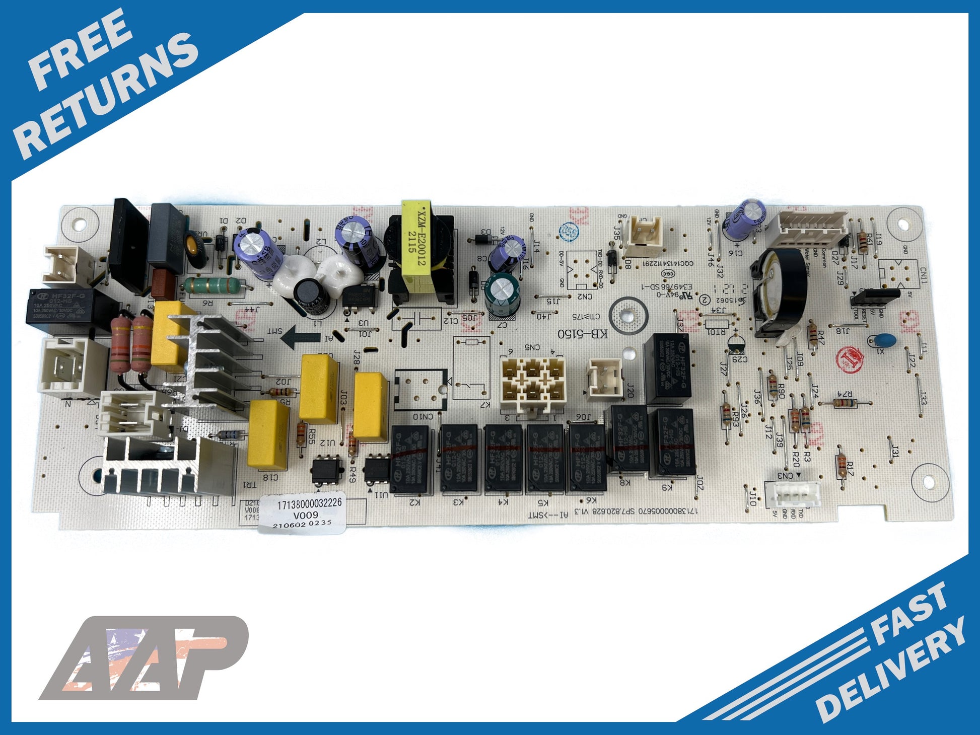 Insignia Washer Control Board 17138000032226