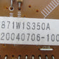 LG Microwave Control Board 6871W1S349J - Detail View