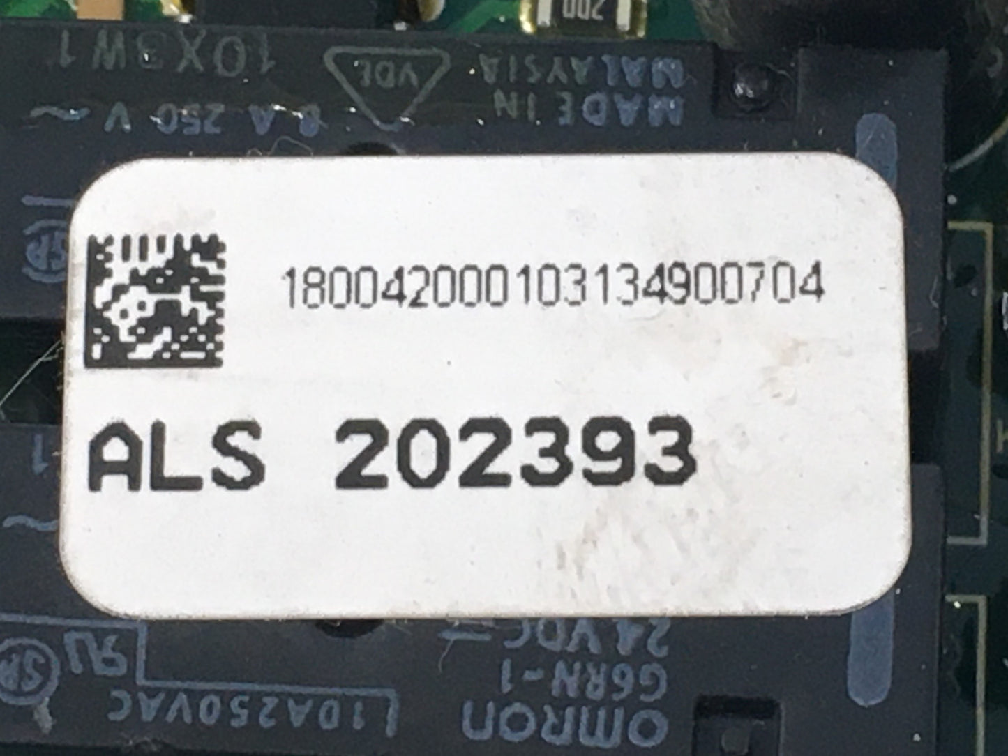 LG Washer Control Board 202393 - Detail View