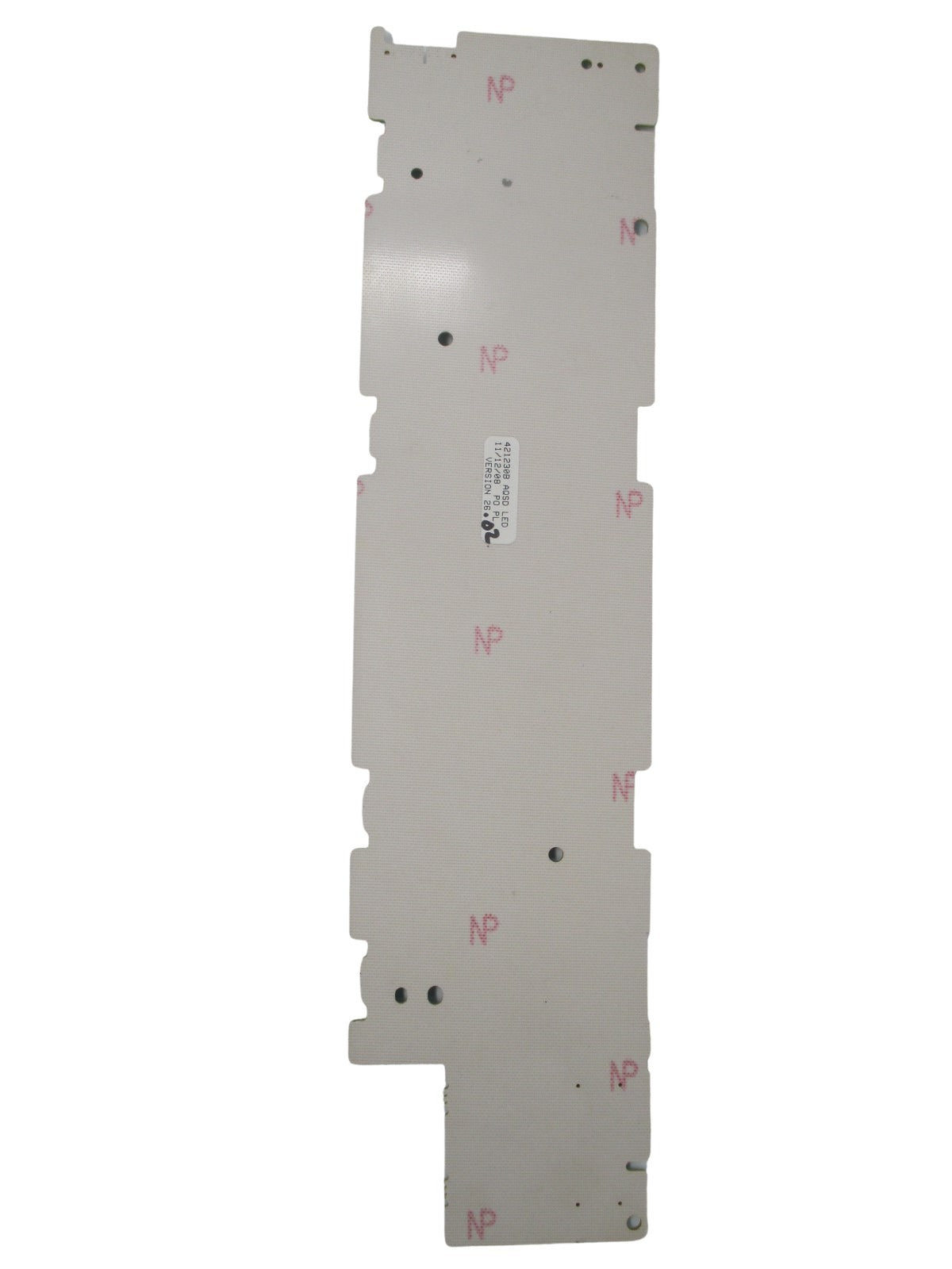 Fisher Washer Control Board 421230B - Front View