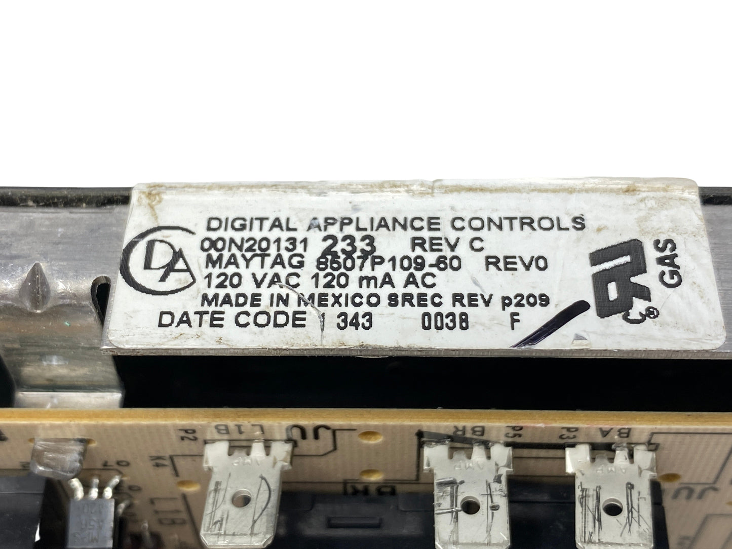 8507P109-60 74006227 Black Jenn-Air GAS Control *1 Year Guarantee* SAME DAY SHIP