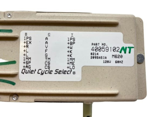 Amana Washer Dryer Timer 40059101 - Side View