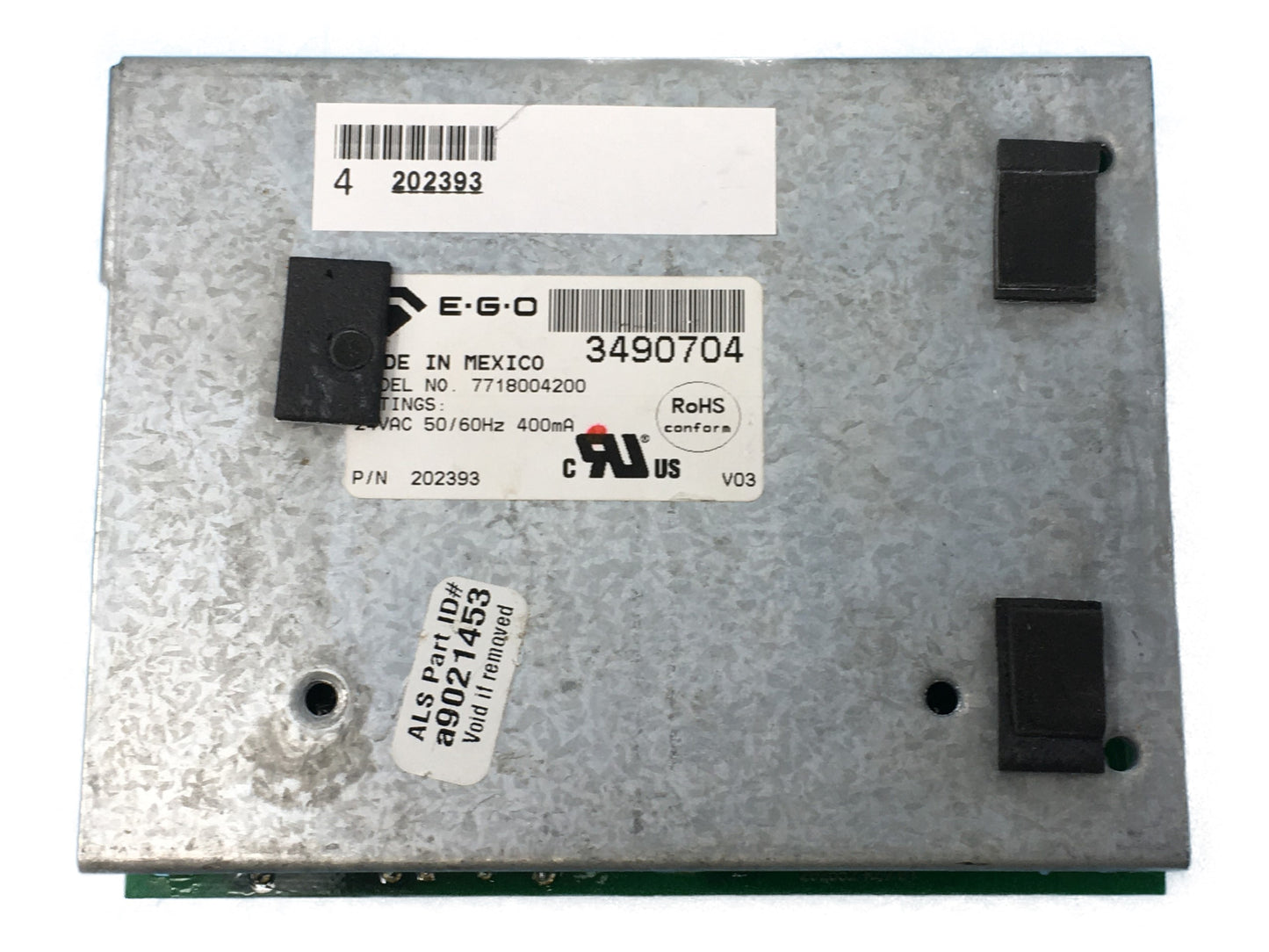 LG Washer Control Board 202393 - Side View