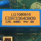 EBR33640909 6871EC2025V LG Washer Control Board ⚡2 Year Warranty ⚡ Fast Shipping⚡