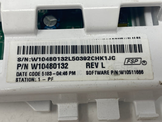 W10480132  Washer Control ⚡️2 Year Warranty ⚡️ Fast Shipping ⚡️