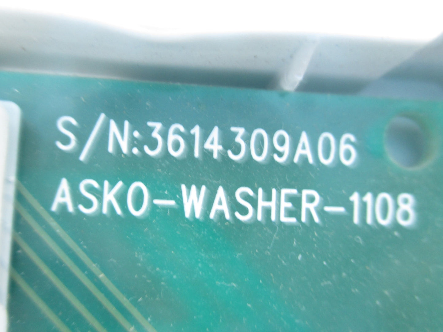 Asko Dryer Control Board 3614309A06 - Side View