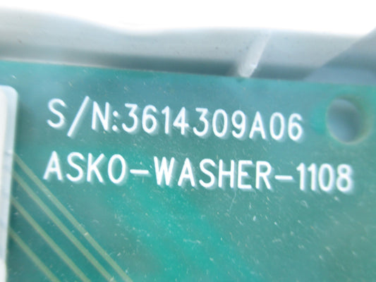 Asko Dryer Control Board 3614309A06 - Side View