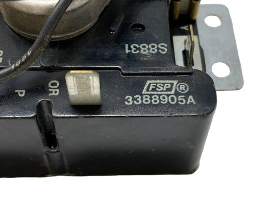Whirlpool Kenmore Washer Dryer Timer 3388905 - Side View