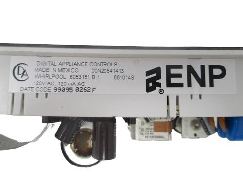 8053151 REFURBISHED Black Whirlpool ELECTRIC Stove Control⚡2 Year Warranty ⚡ Fast Shipping⚡