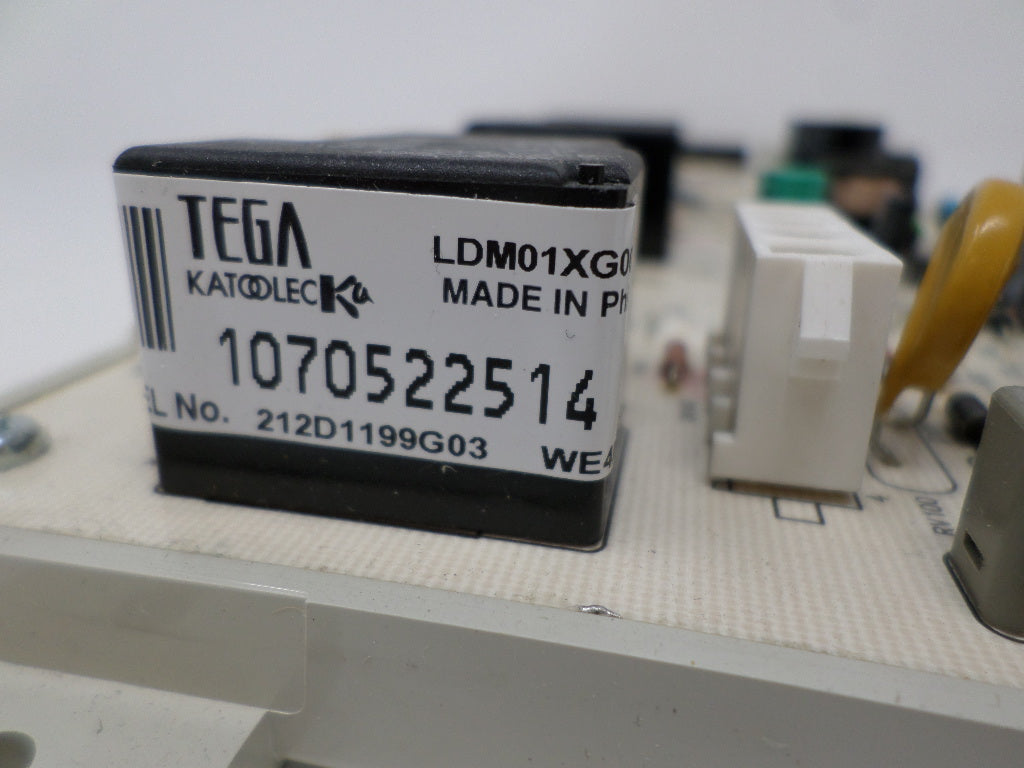 GE Dryer Control Board 212D1199G03 - Side View