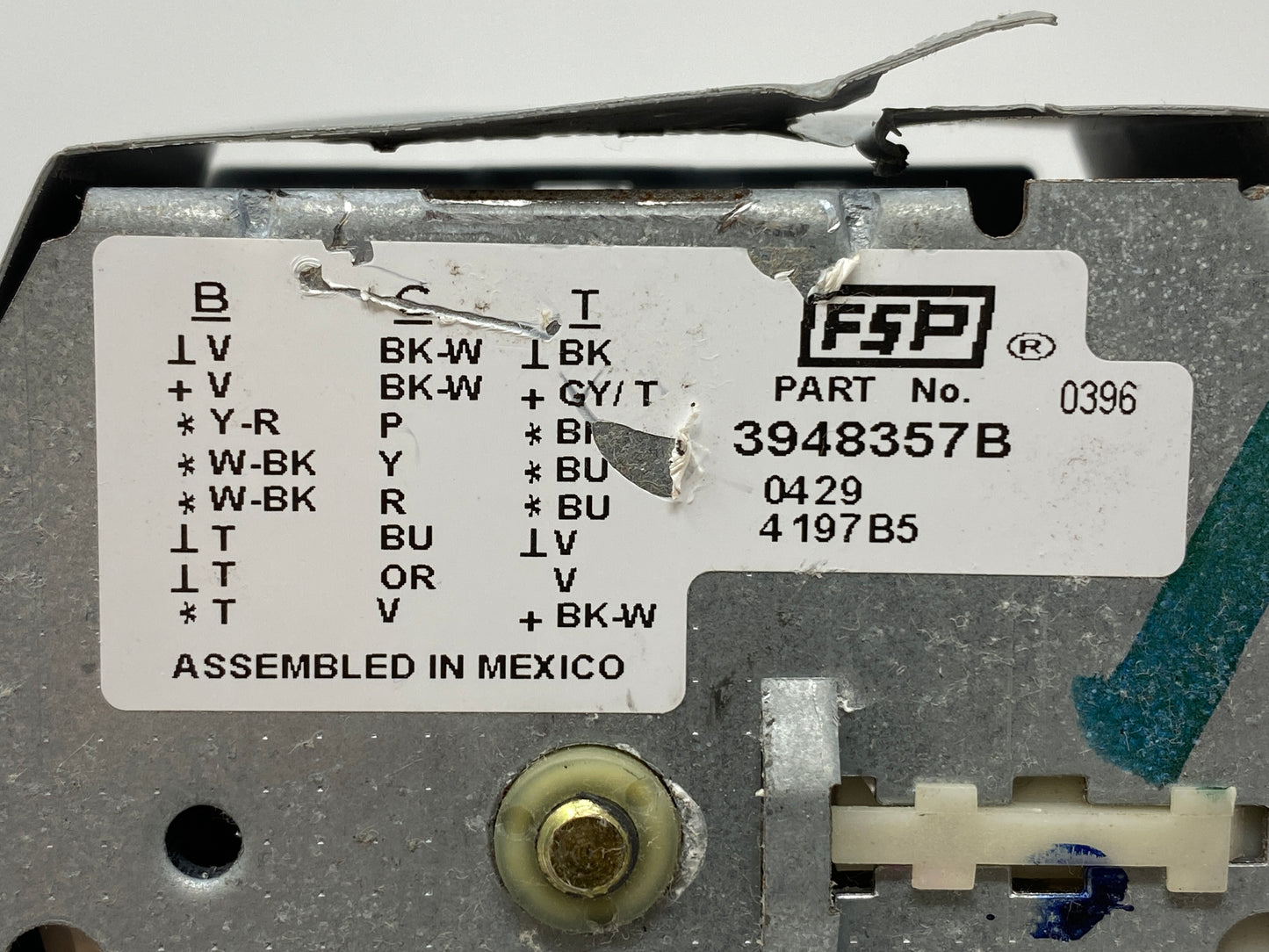3948357  Whirlpool Washer Timer ⚡2 Year Warranty ⚡ Fast Shipping⚡