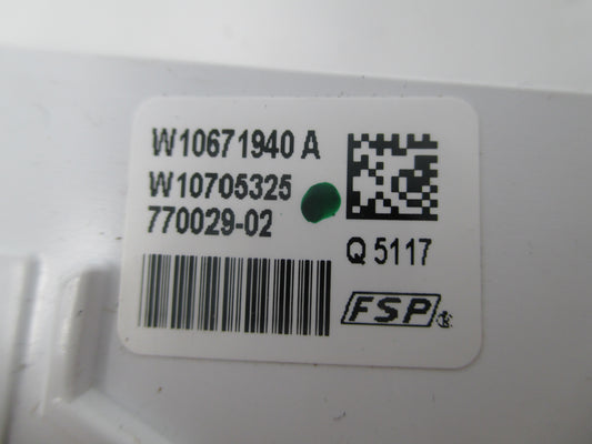 W10671940 Whirlpool Dishwasher Control Board *1 Year Guarantee* SAME DAY SHIP