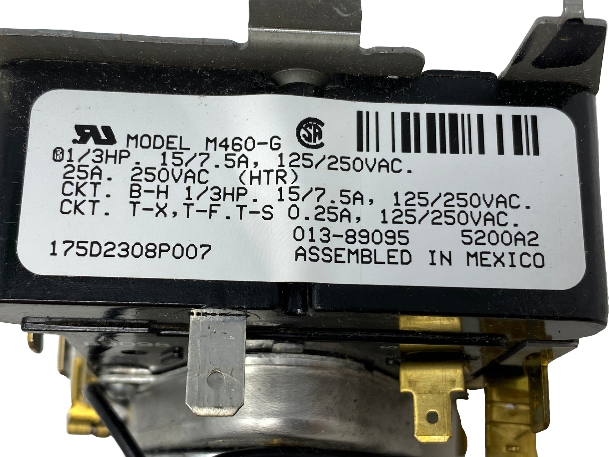 GE Dryer Timer 175D2308P007 - Side View