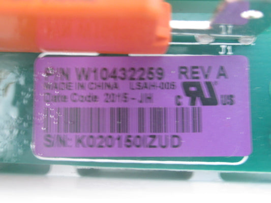 W10432259  Dryer Main Control ⚡2 Year Warranty ⚡ Fast Shipping⚡