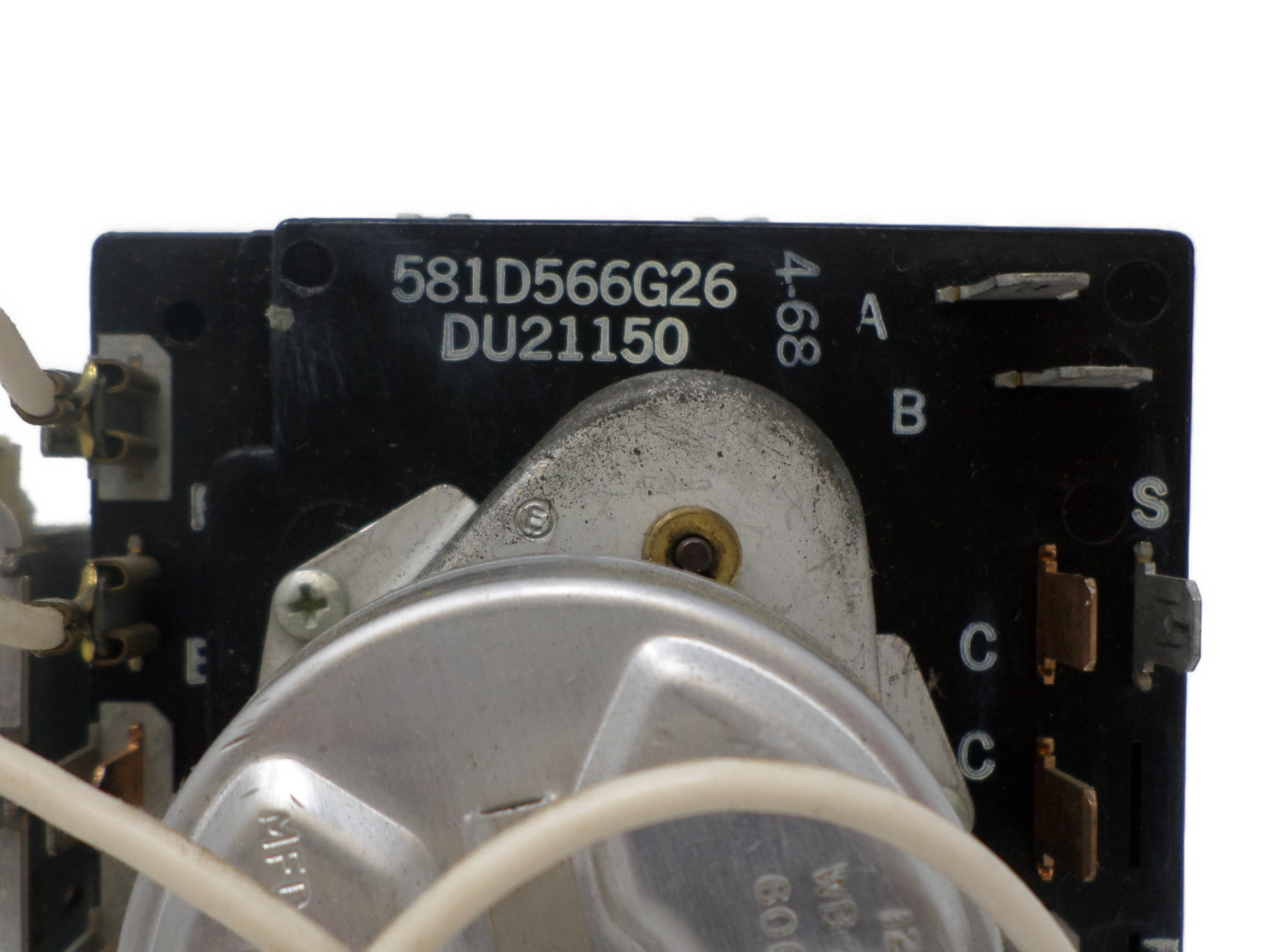 GE Dryer Timer 581D566G26 - Side View