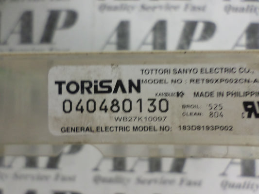 WB27K10097 183D8193P002 GE White Stove Range Control Board *1 Year Guarantee*