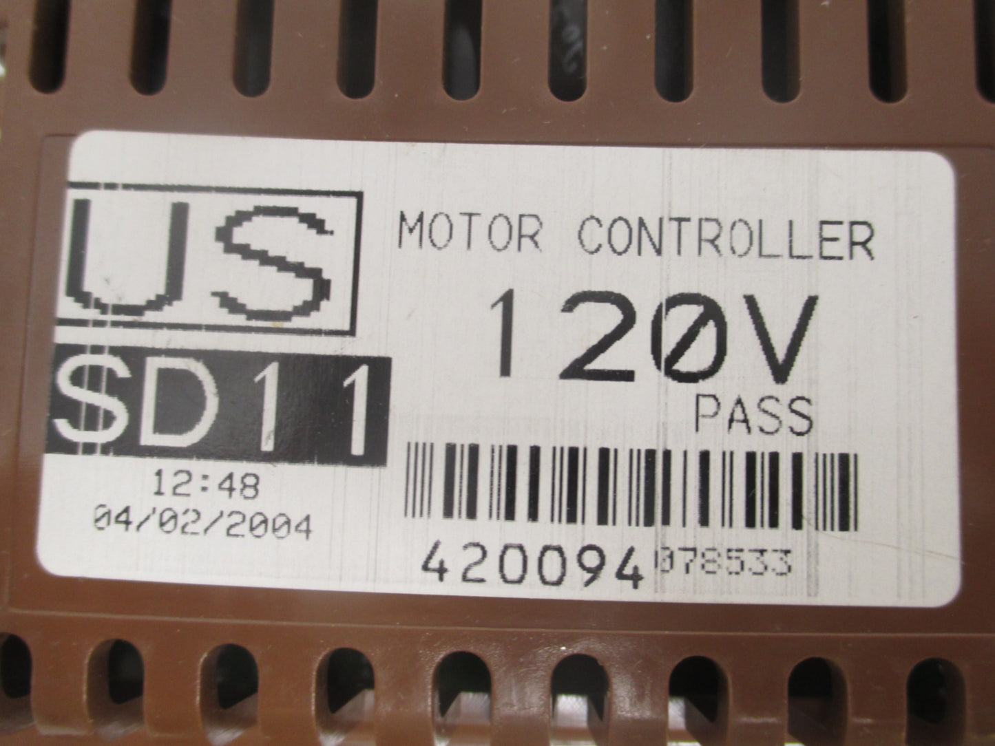 Fisher & Paykel Control Board 420094 - Side View