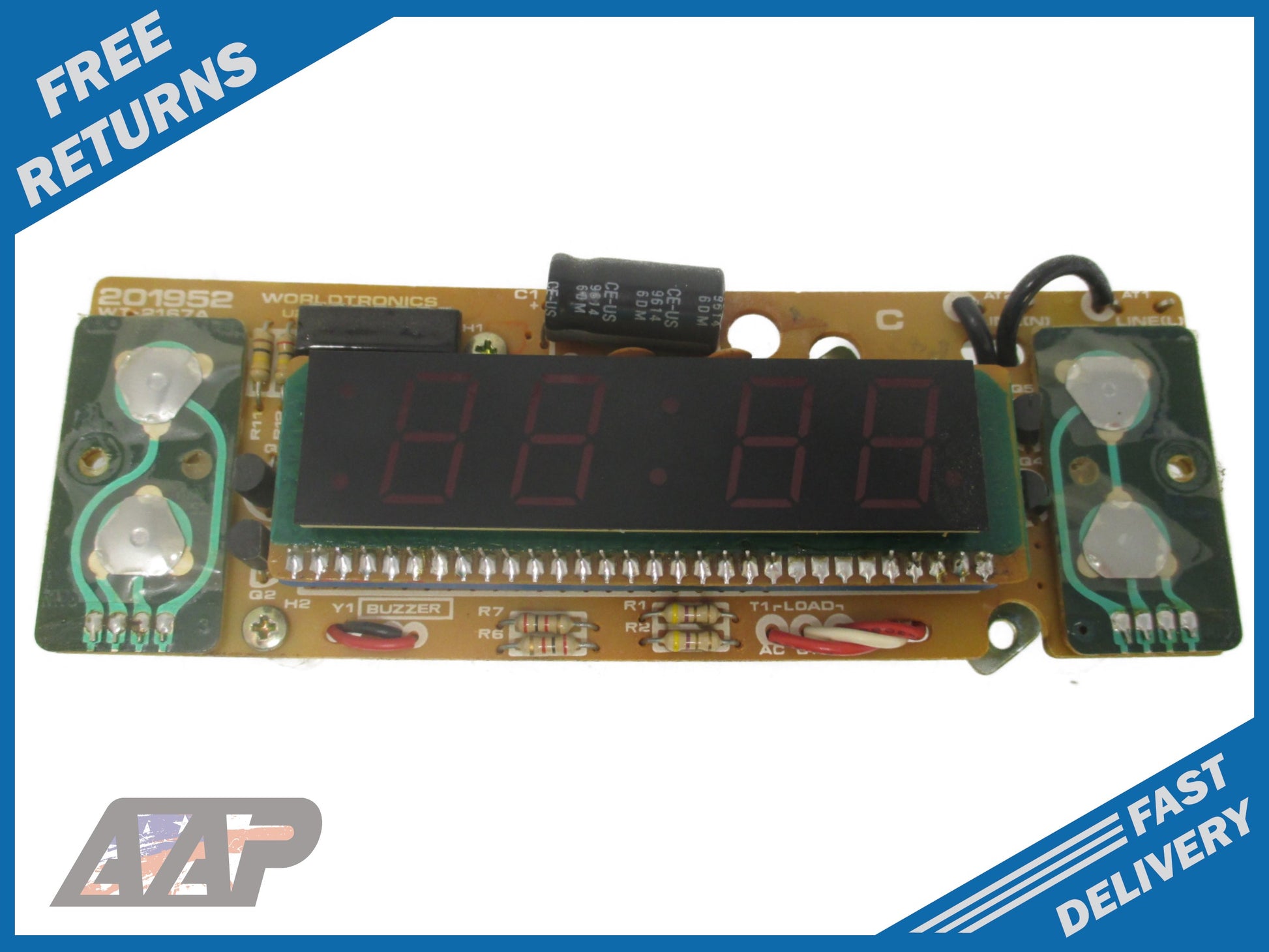 Worldtronics Stove Control Board 201952