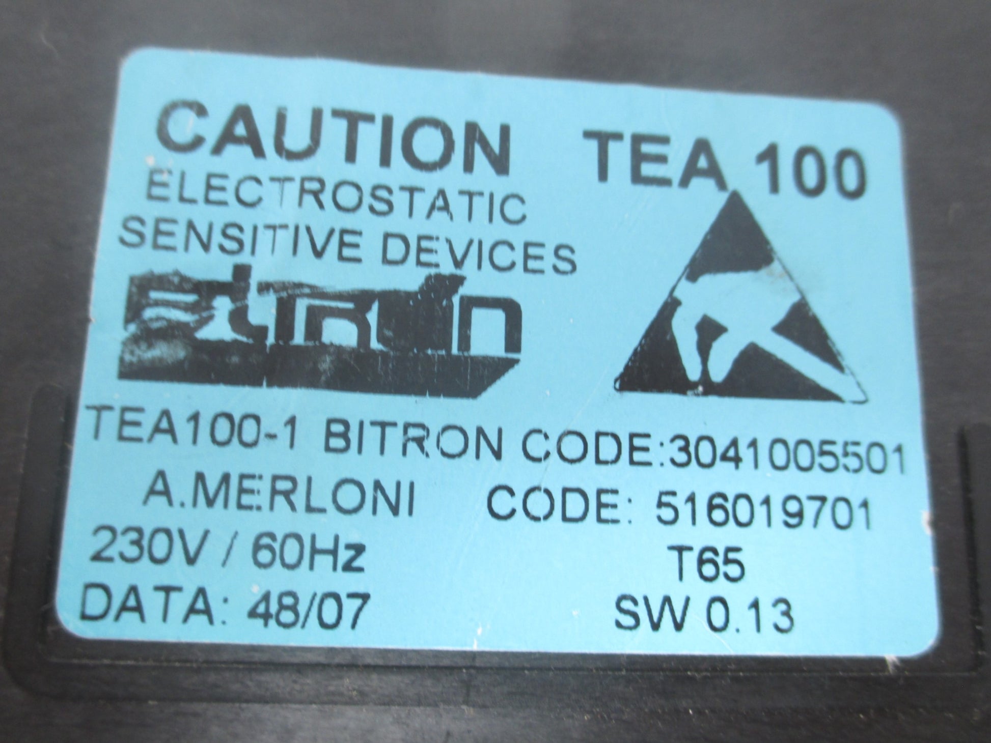 Bitron Dryer Timer 3041005501 - Side View