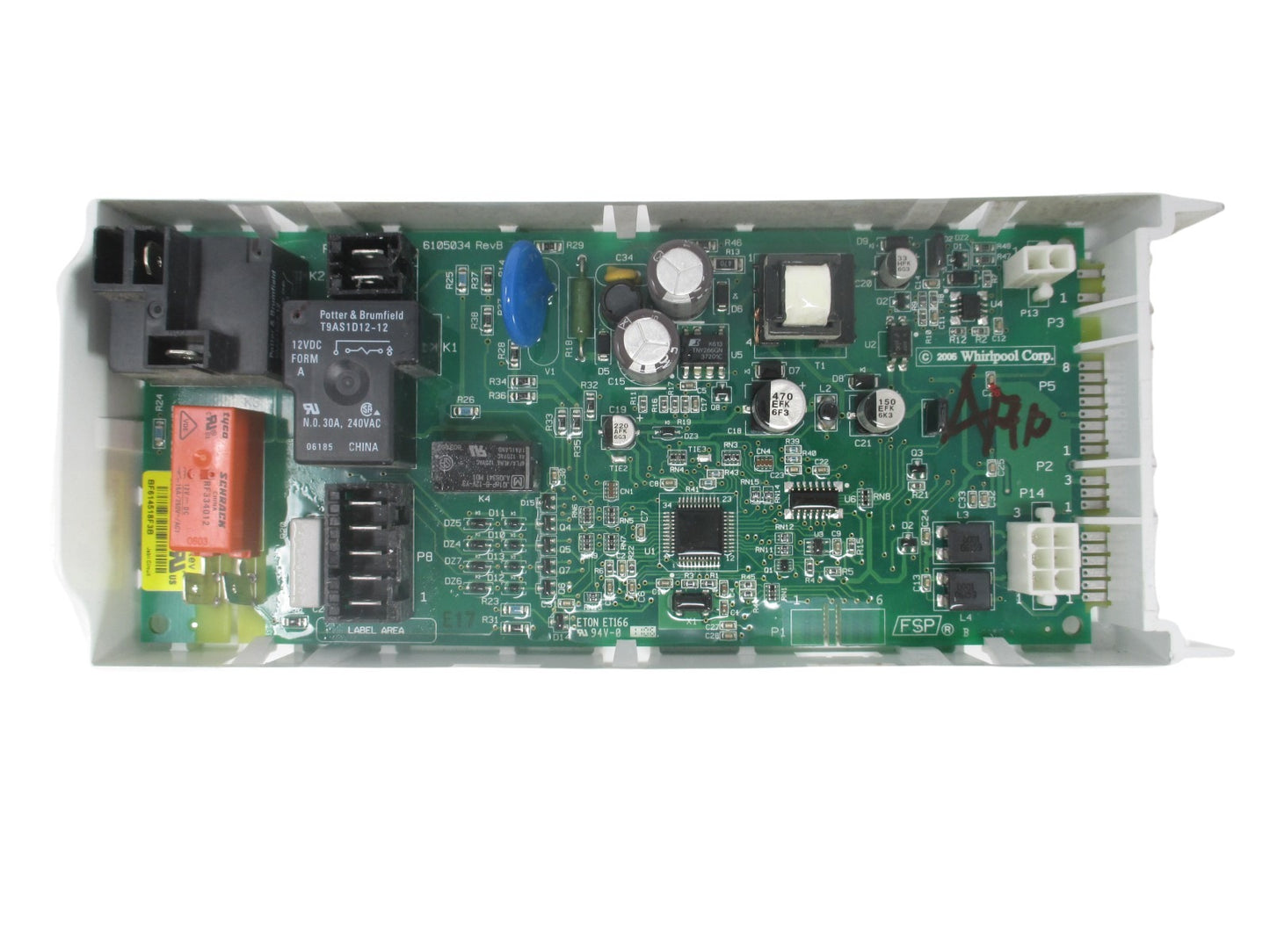 Whirlpool Kenmore Maytag Dryer Control Board 3978982 - Front View