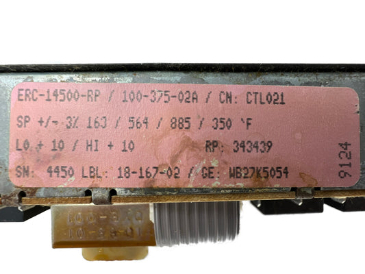 WB27K5054 GE Black Stove Range Control Board *1 Year Guaranty* FAST SHIP