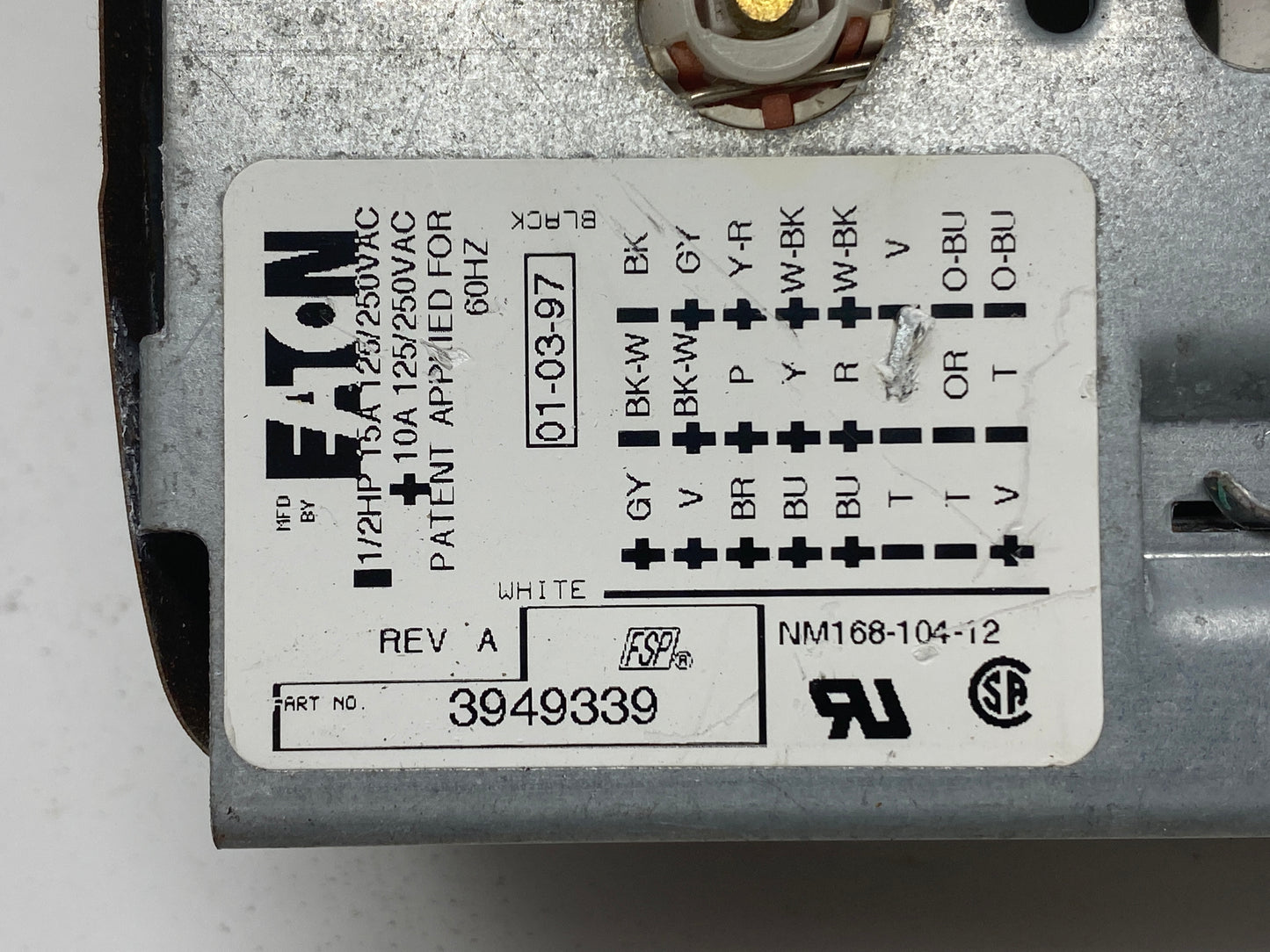 3949339  Whirlpool Washer Timer ⚡2 Year Warranty ⚡ Fast Shipping⚡