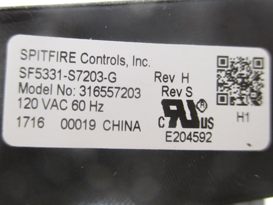 316557203 REFURBISHED Frigidaire Black Stove Range Control *LIFETIME Guarantee*