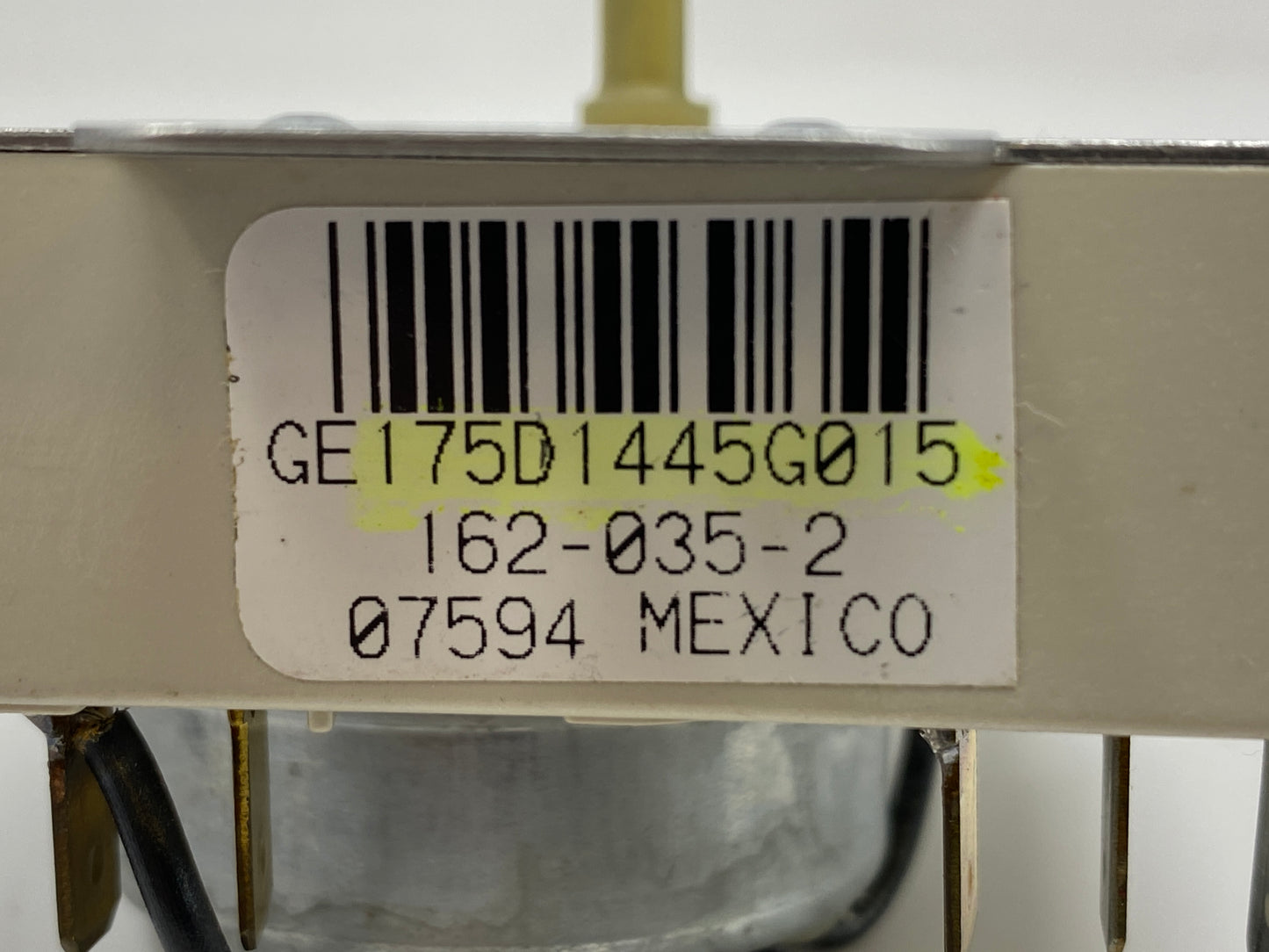 GE Dryer Timer 175D1445G015 - Side View