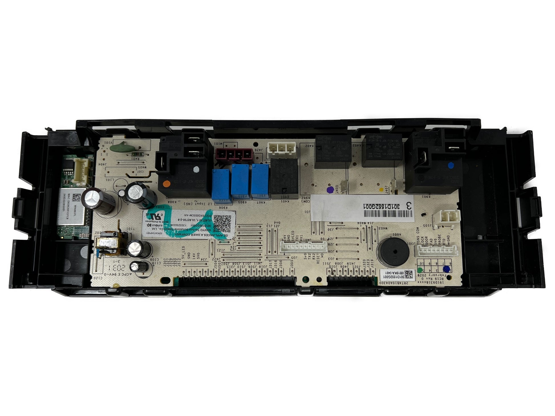 GE Stove Control Board 301D1552G001 - Front View