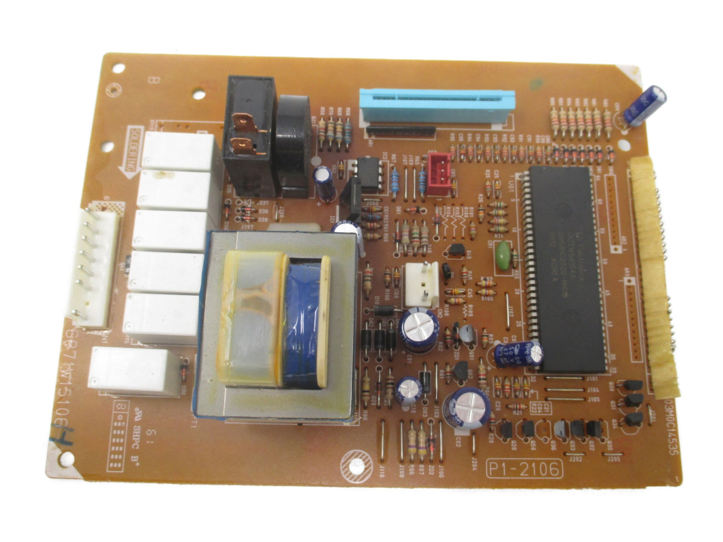 LG Microwave Control Board 6871W1S106H - Front View